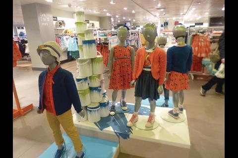 John Lewis’s colour in your spring theme brings greens and blues from windows to cash desks